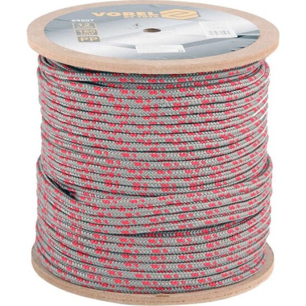 Cordelină împletită PP 12 mm, 180 m Vorel 69507 